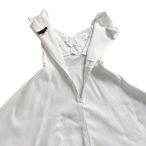 STOP STARING MADSTYLE SWING DRESS IN IVORY PIN-UP 1950's WOMEN SIZE MEDIUM - Picture 8 of 14
